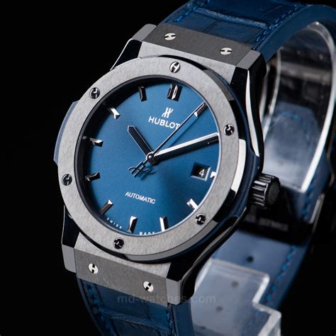 hublot black and blue|hublot classic fusion ceramic blue.